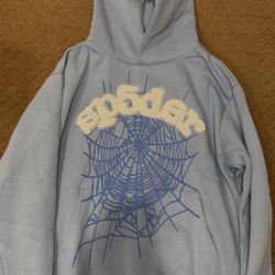 Spider Hoodie (Baby Blue)