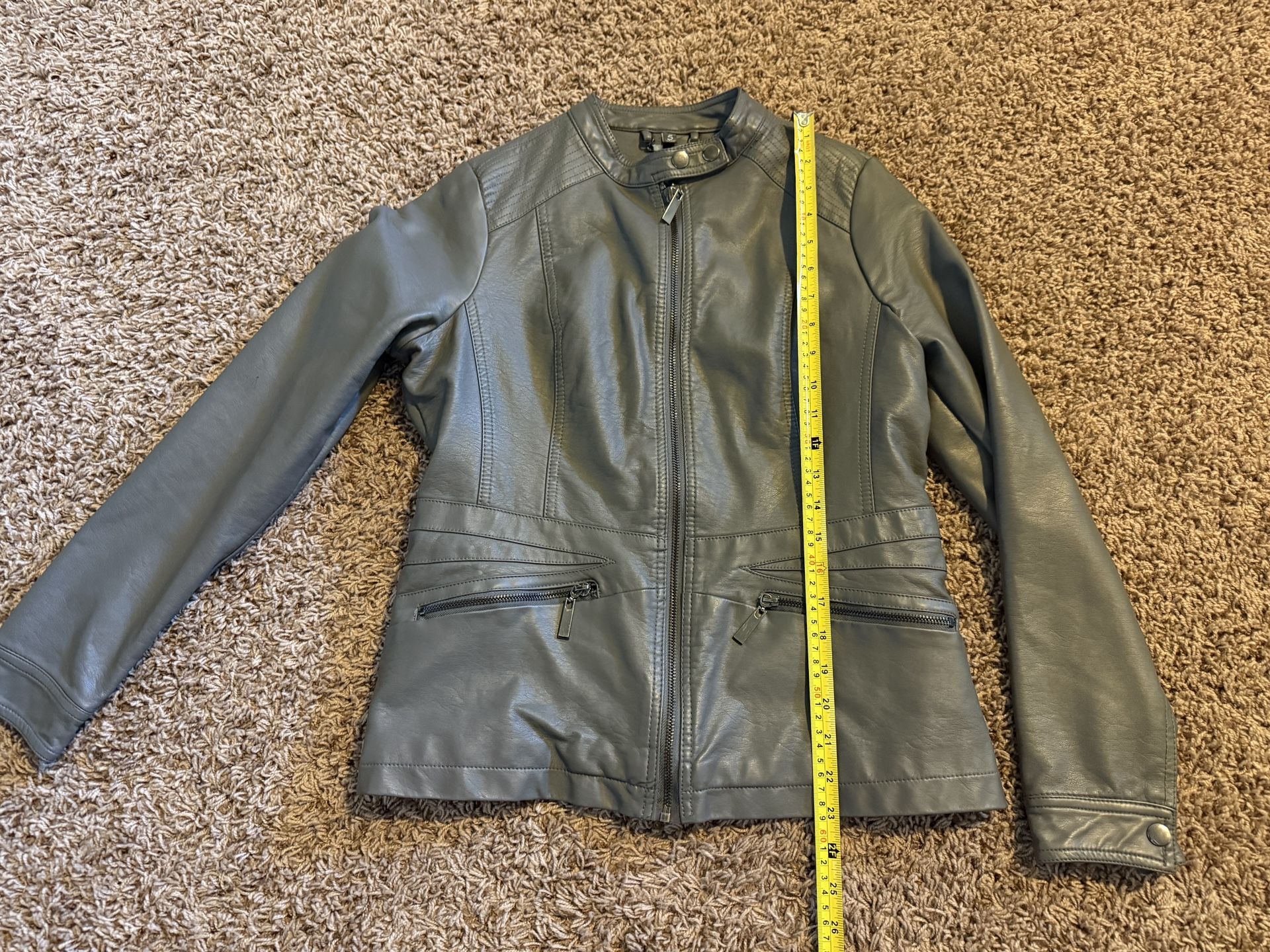 Joujou Faux Leather Jacket Womens Size small