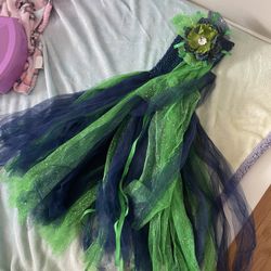 Seahawks Tutu Dress 4T-5T Size