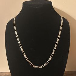 Real 10K Gold Figaro Chain 24in | 5.25mm | 7.1g 