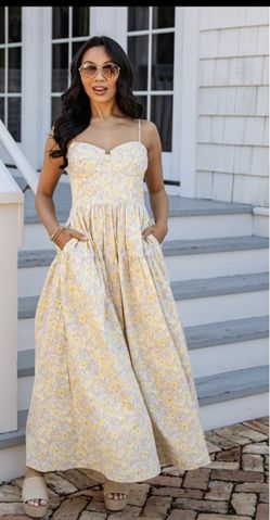 New yellow summer dress