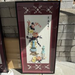 Vintage Decorative Shell Art Frames