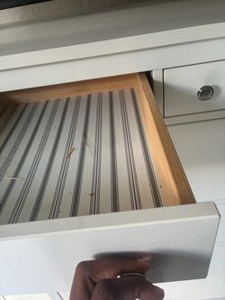 White Dresser with Drawers