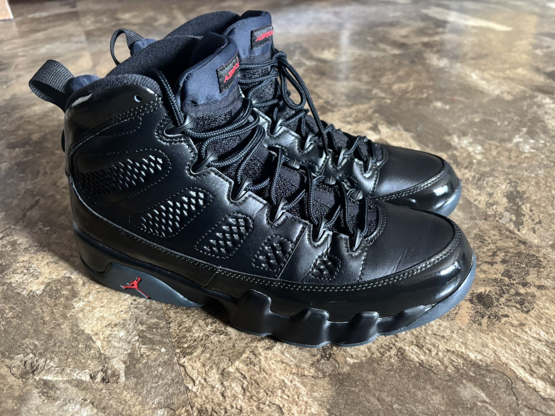 Jordan 9 Retro Bred Patent Size 10
