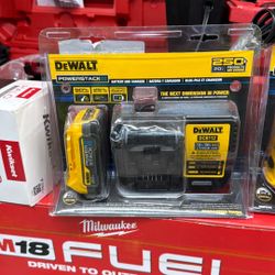 Dewalt 20v Power stack  Battery And Charger 