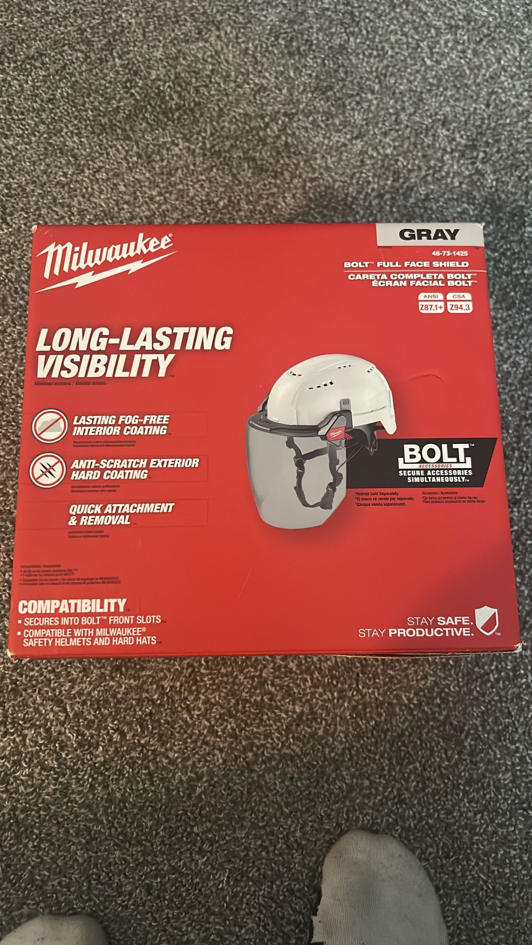 MILWAUKEE Full Face Sheild