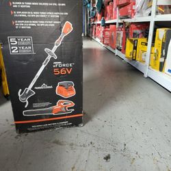 ECHO


$349.00


56V Cordless Battery 16 in. String Trimmer and 151 MPH 526 CFM
Blower Combo Kit w/ 2.5Ah Battery and Charger (2-Tool)