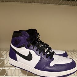 Air Jordan 1 Court Purple White