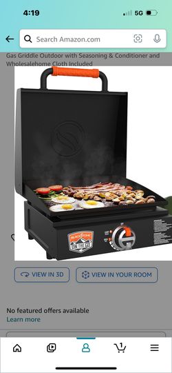 Black Stone Grill With Hood