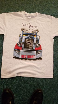 Signed red giant ice ride T-shirt