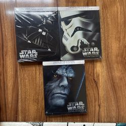 Star Wars ORIGINAL TRILOGY Episodes IV-VI STEELBOOK LIMITED ED Blu-ray 2015 RARE