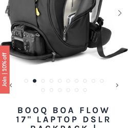 New LAPTOP DSLR BACKPACK BOOQ BOA FLOW 