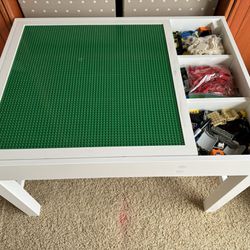 2 in 1 Lego table or activity table with large storage