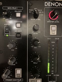 DENON DN-X600 dj Mixer $150 OBO Clean! for Sale in Visalia, CA