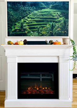 Slim Electric Fireplace with Heater