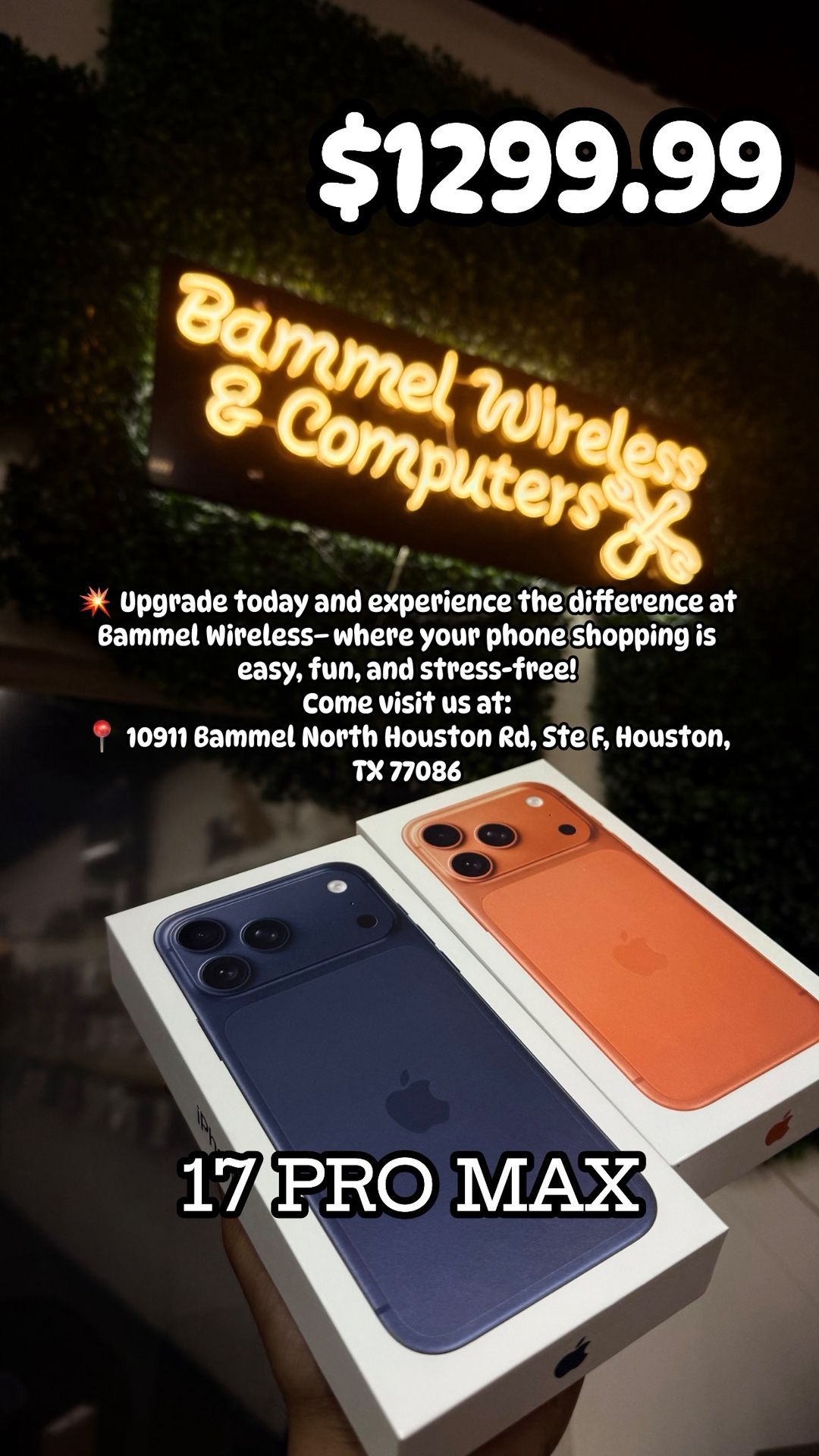 Come Get The iPhone 17 Pro Max  Brand New Unlock