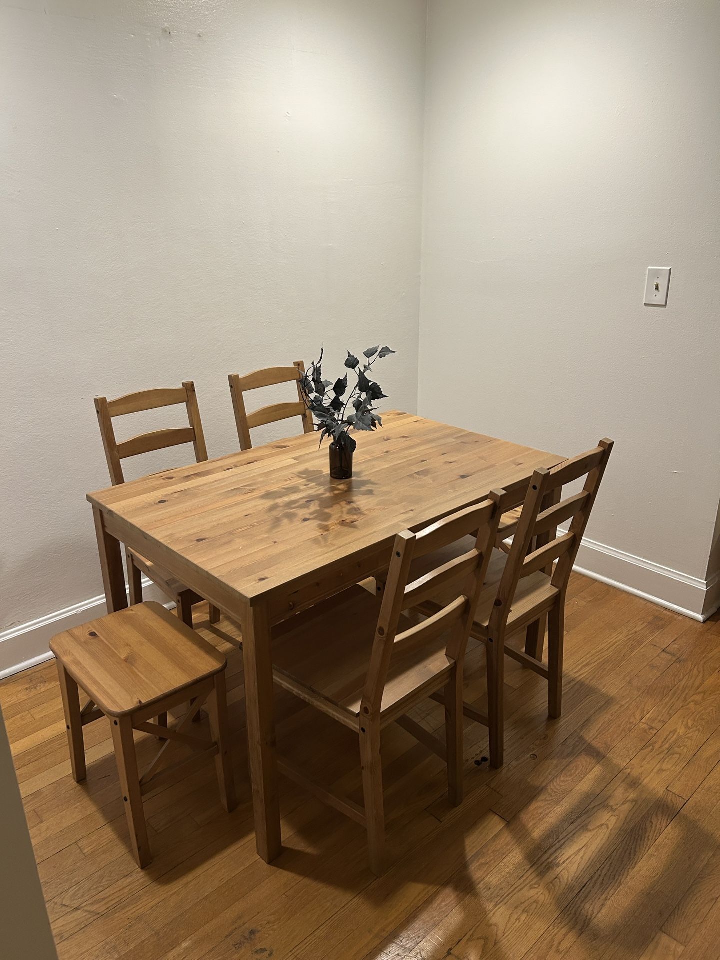 IKEA dining table and chairs