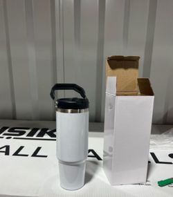 New! 25 pieces 30oz Stainless Steel Tumbler with Lid and Straw Macaw Perched Print Double Wall Vacuum Insulated Travel Coffee Mug for Car Cup Holder,
