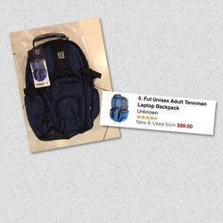 Backpack Ful unisex adult Tennman laptop/backpack