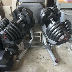 Bowflex 1090 Dumbbells With Stand
