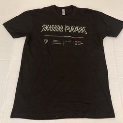 The Smashing Pumpkins Shiny and Oh So Bright 2018 Tour T-shirt Black Men's Medium 