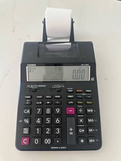 Casio (HR-170RC) 12-Digital Printing Calculator Black