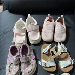 Toddler Girl Sz 7 Shoes 