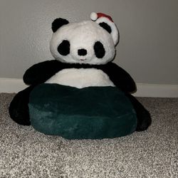 Christmas Panda Decor Photoshoot For Babies  Winter/ Snow Season