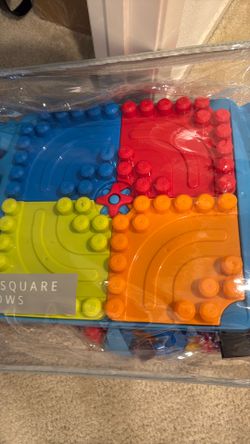 Toddler Building Blocks and Table
