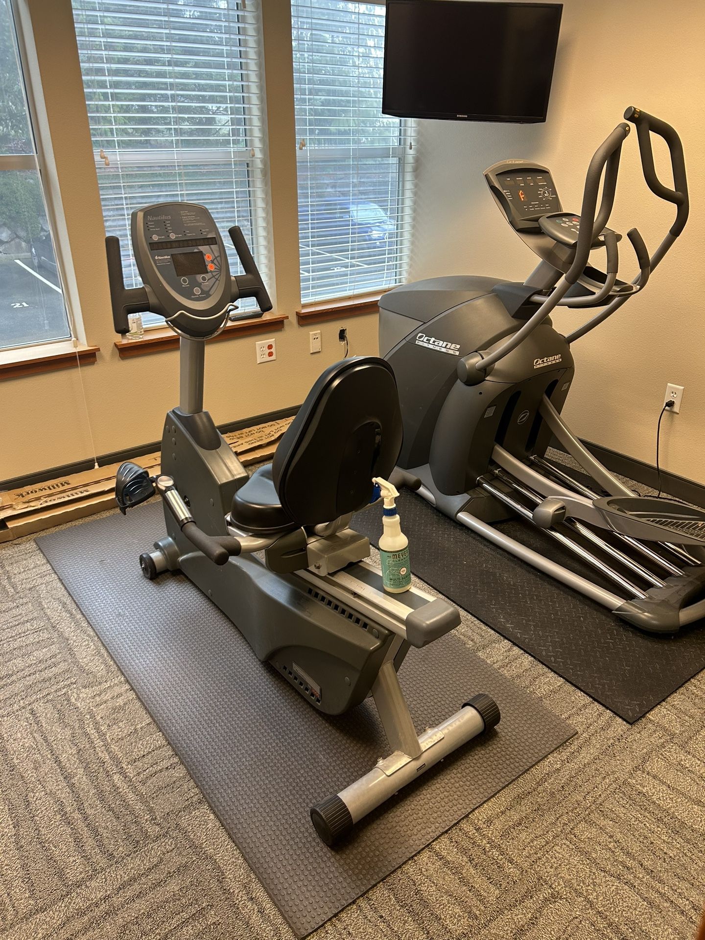 Exercise Bike and Elliptical