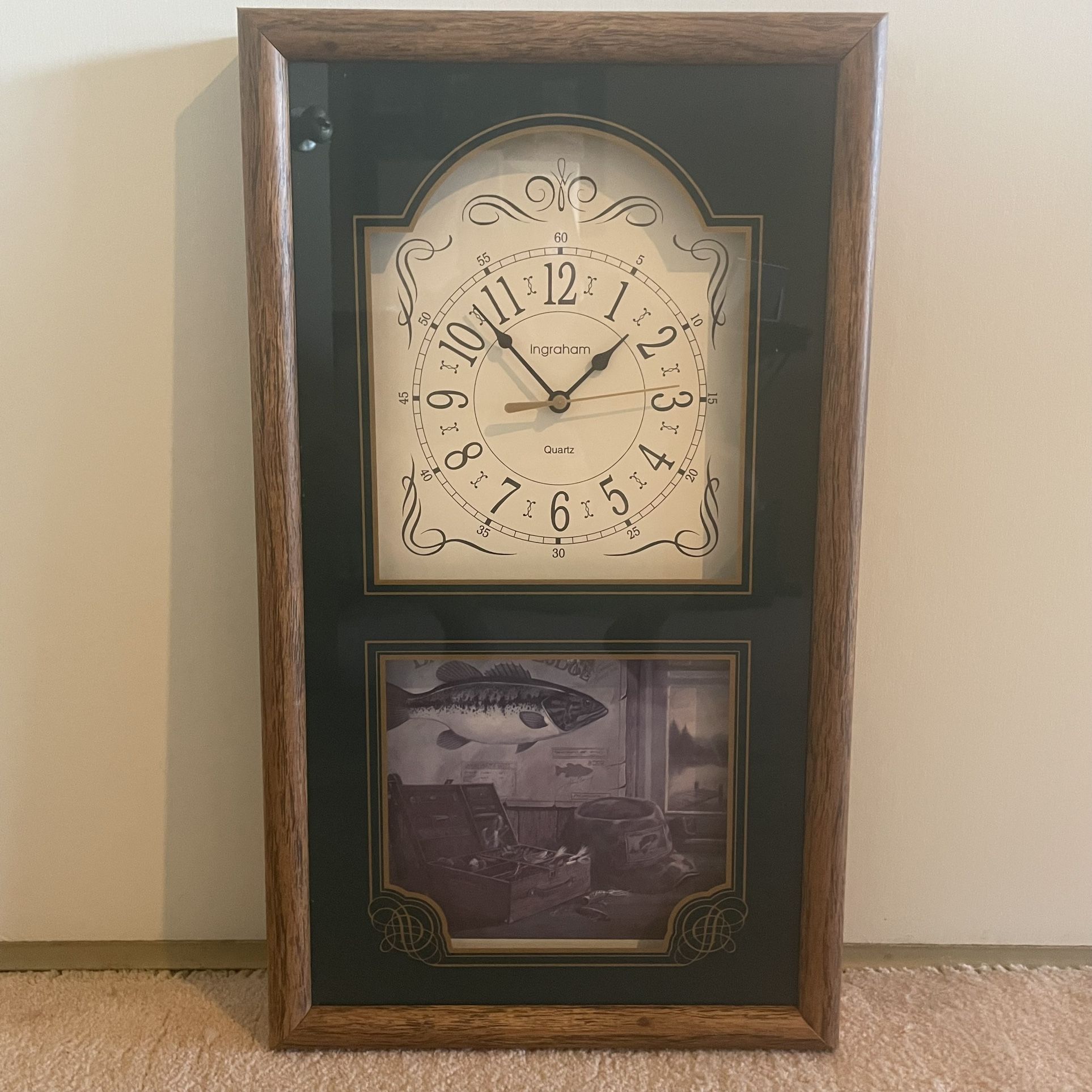 Ingraham Quartz Clock - from Silverwood Lake Marina Store