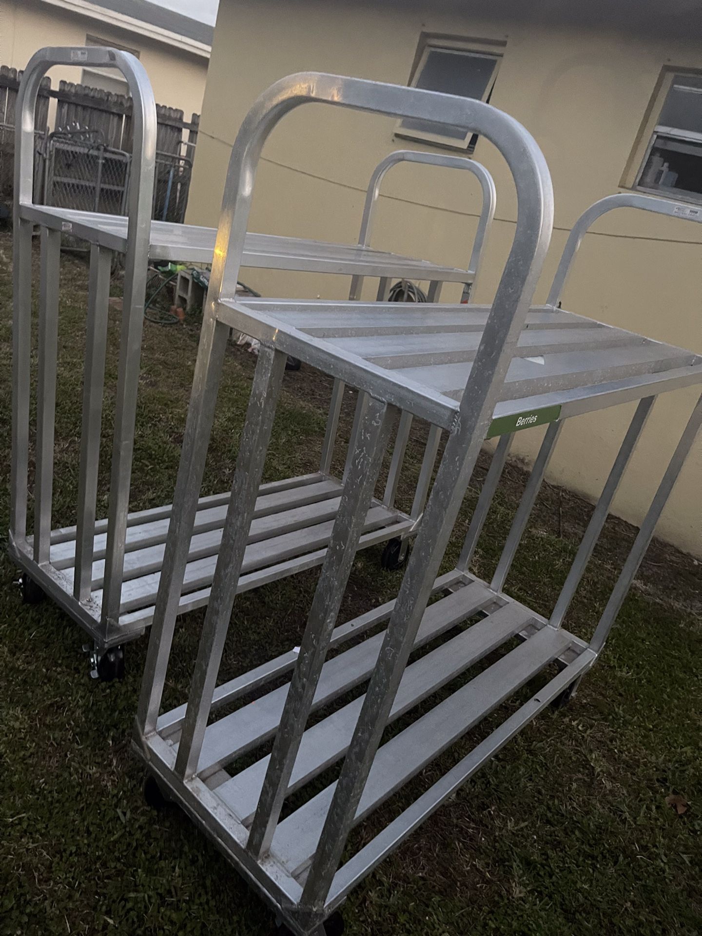 2 Heavy Duty Rolling Rack for Sale in Miramar, FL OfferUp