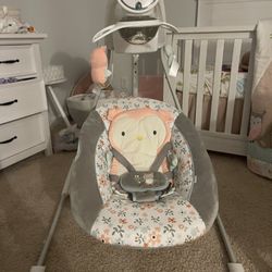 Ingenuity InLighten Motorized Vibrating Baby Swing