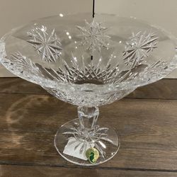 Waterford Snow Crystals Compote Bowl - NEW with sticker