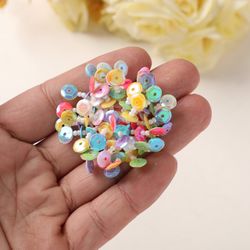 Dopamine girl sequin flower brooch