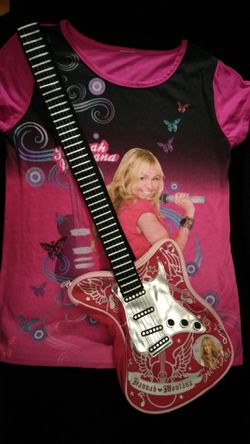 Hannah Montana Guitar Shoulder Bag and Blouse