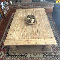 Authentic Restoration Hardware  Balustrade Coffee Table