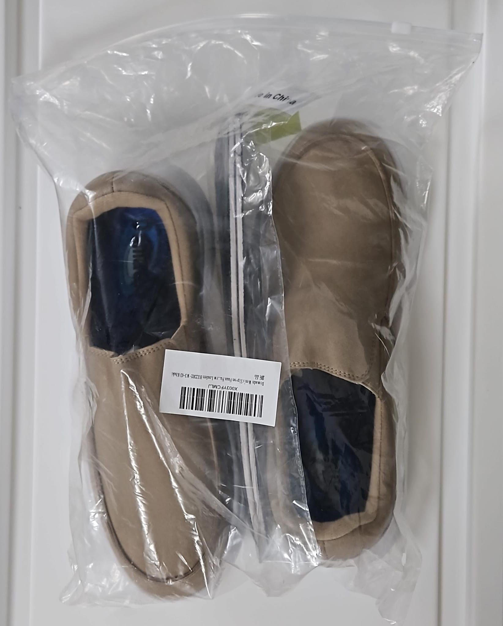 Mens Orthopedic Walking Shoes with Arch Support, Suede Leather Slip On Loafers for Planter Fasciitis