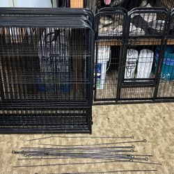 16 Panel Puppy Dog Portable Play Pen Kennel