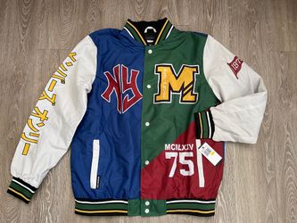 Members Only Color Block Letterman Jacket