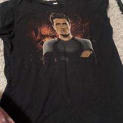 Josh Hutcherson T shirt hunger games catching fire can you blow my whistle baby whistle baby