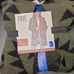 New Womens Frye Cozy Cardigan Size Large