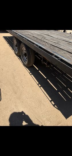 8x20 Double Axle Deckover trailer