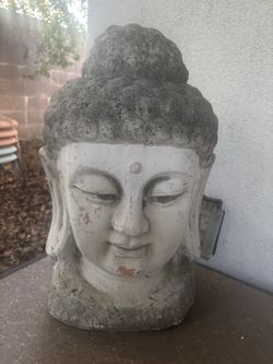 Plaster Buddha Head 
