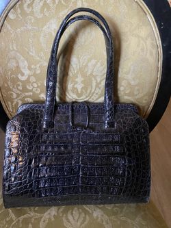 Beautiful Black Crocodile handbag