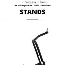 Motorcycle Front (and Rear) Stand Combo