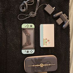 Nintendo Switch Console Animal Crossing Edition