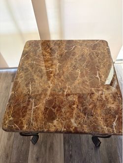 Faux Marble End table