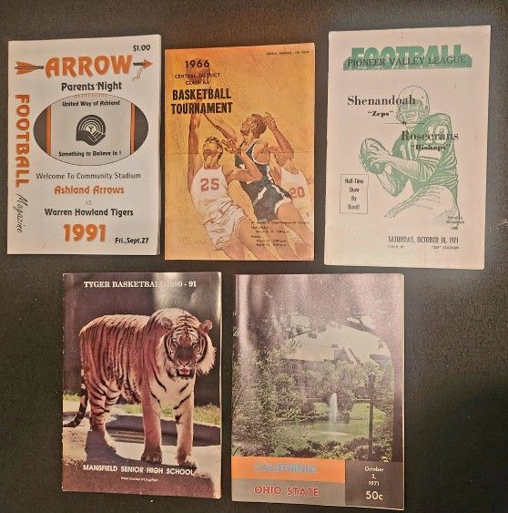 X5 Vintage Sports Magazines (See Ad)