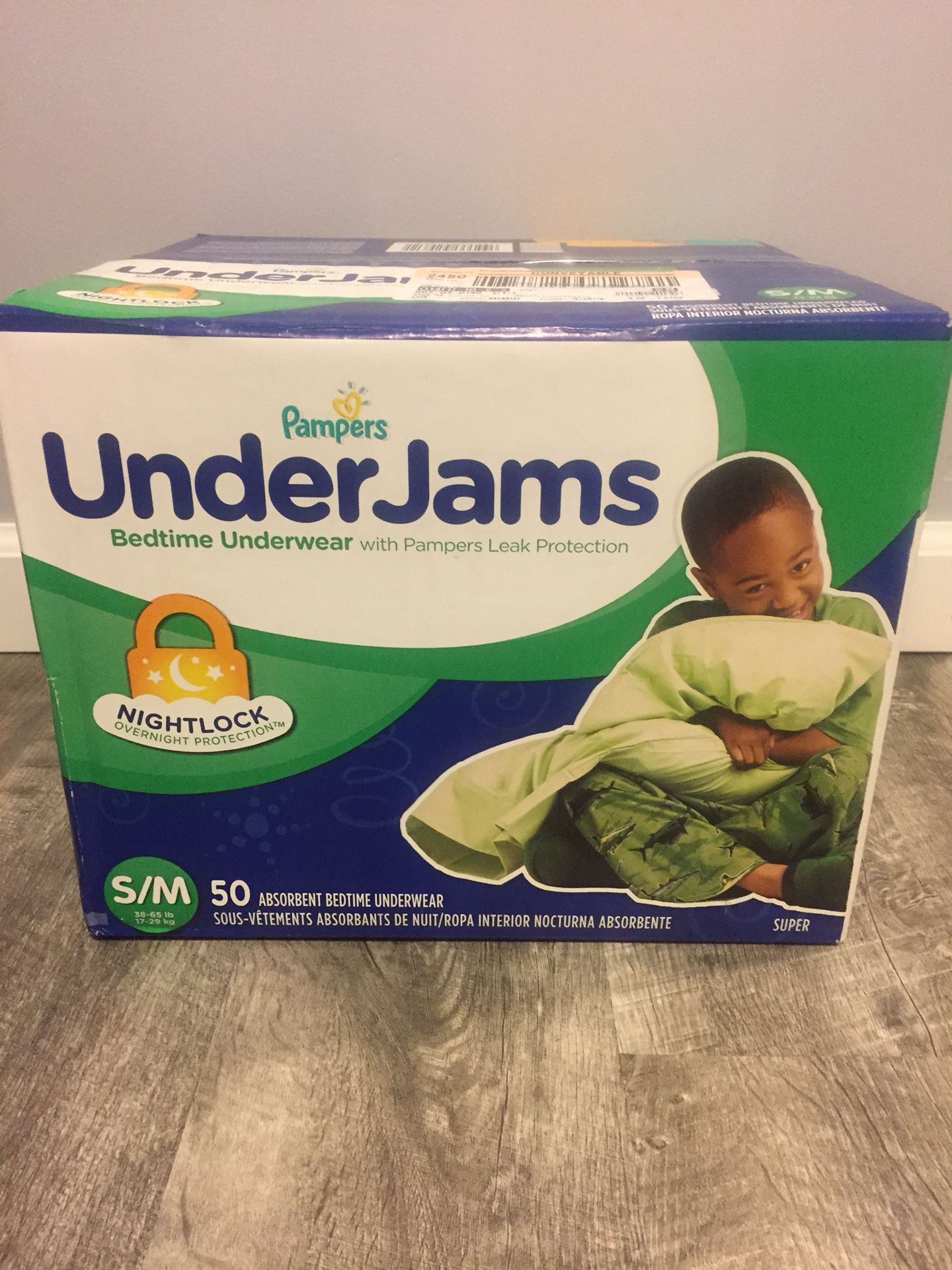 Pampers UnderJams bedtime underwear $18/ pick up Gahanna Firm Price